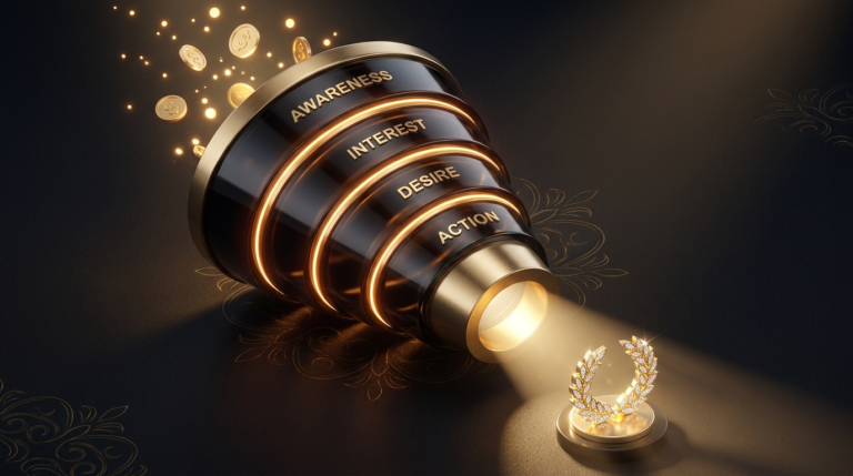 طراحی قیف فروش (Sales Funnel) : راهنمای کامل