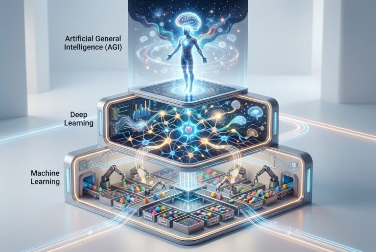 Machine Learning vs Deep Learning vs AGI: Key Differences Explained