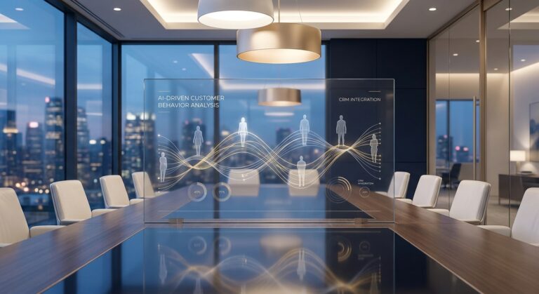 AI-Driven Customer Behavior Analysis with CRM Data